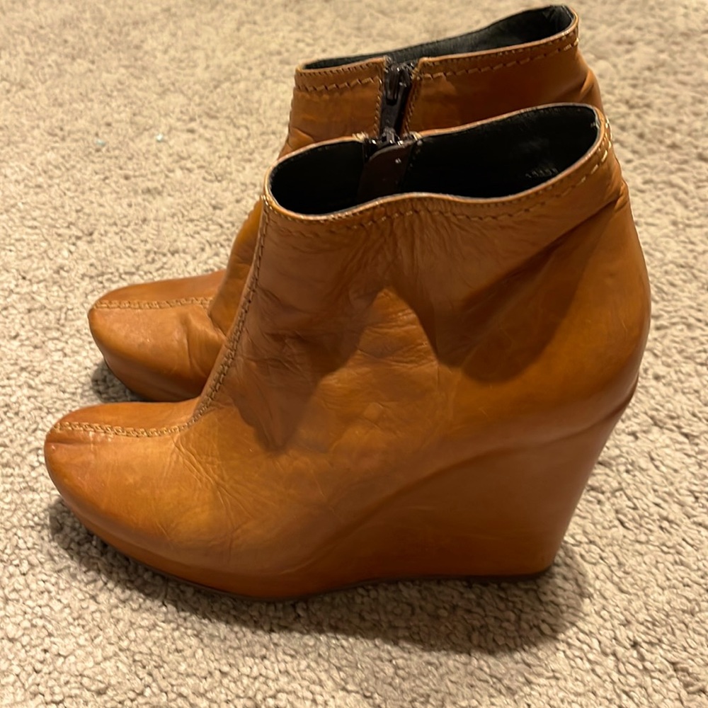 Evado leather booties 7.5